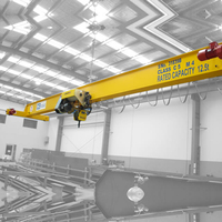 Pont roulant électrique HD 15 tonnes avec télécommande sans fil pour atelier, entrepôt, usine
