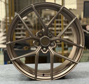 Jantes forgées en bronze mat avec design en Y, 17 18 19 20 21 22 23 24 pouces, compatibles avec <span class=keywords><strong>BMW</strong></span> Série M, Audi <span class=keywords><strong>RS</strong></span>, Benz AMG, jantes modifiées - Product Image 2
