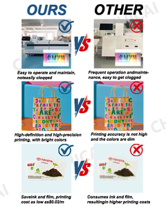 <span class=keywords><strong>Stampante</strong></span> Digitale <span class=keywords><strong>Inkjet</strong></span> <span class=keywords><strong>Multifunzione</strong></span> Completamente Automatica Chicai Nuova, Monopass ad Alta Velocità 40m/min 1200dpi per Scatole Pizza e Sacchetti in Tessuto Non Tessuto - Product Image 4