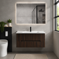 Miroir intelligent mural classique moderne étanche rectangulaire pour salle de bain, idéal pour les hôtels