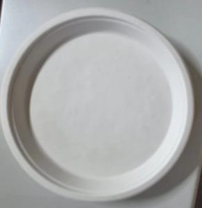Assiettes en papier compostables en bagasse de canne à sucre Eco White de 10 pouces, lot de 100 - Product Image 2