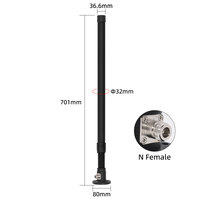 Antena Omnidireccional Vertical de Fibra de Vidrio de 10DBI, 600-6000MHz, VHF, LoRa, 5G, Multibanda, para Exteriores, Vehículos, Comunicación, Rastreo, Base de Montaje