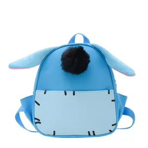 Anaokulu çocuk çantaları sevimli karikatür bebek açık sırt çantası hafif ve yük azaltıcı sırt çantası