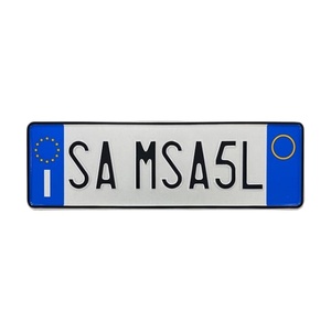 <span class=keywords><strong>Plaque</strong></span> d'<span class=keywords><strong>immatriculation</strong></span> personnalisée en aluminium gravée, style européen italien, sur mesure pour voiture (avant et arrière) - Product Image 5