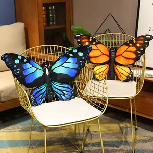 Подушка с имитацией бабочки, 3D подушка, диван-кровать, плюшевая игрушка, украшение для вечеринки
