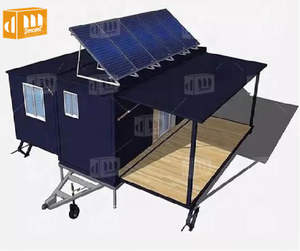 20Ft 40Ft Mobile Commercial préfabriqué conteneur bureau <span class=keywords><strong>maison</strong></span> extensible système d'énergie solaire Flatpack conteneur de stock - Product Image 3