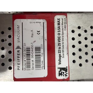 Contrôleur de vide Pfeiffer 1252-307-01 – Support de maintenance pour équipement d'automatisation industrielle - Product Image 3