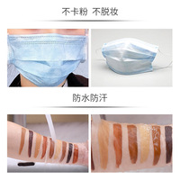Poudre illuminatrice personnalisable avec votre logo, crème solaire minérale, résistante à l'eau, marque privée, couvrance totale, sans huile, liquide, teinte foncée