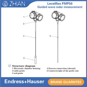เรดาร์วัดระดับแบบคลื่นนำทาง Endress+Hauser รุ่น E+H เซ็นเซอร์วัดระดับแบบคลื่นนำทาง FMP50 - Product Image 1