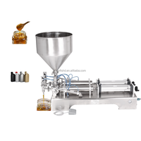 Bouteille à double tête Eau liquide Crème cosmétique Chocolat Cosmétiques Rouge à lèvres Pâte de ketchup Pompe à piston Machine de remplissage pneumatique