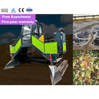 Machine de compostage de type chenillé CLASSY pour la transformation des résidus de biogaz et des déchets solides en digestat