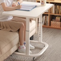 Bureau d'étude réglable en hauteur, table de salon, table de chevet minimaliste pour la maison