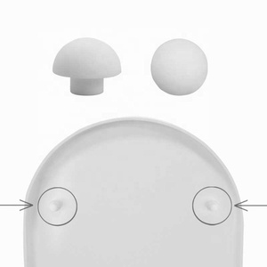 Accessoires de couverture de siège de toilette de salle de bains: coussinets en <span class=keywords><strong>caoutchouc</strong></span> universels <span class=keywords><strong>pour</strong></span> les coussinets de pied de couverture de siège de toilette et les coussinets tampons - Product Image 1