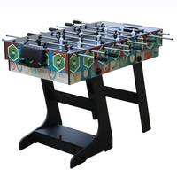 Table de jeu multifonctionnelle pliable 4 en 1 STX de 4 pieds, snooker et billard, football, tennis de table, hockey pour un usage domestique