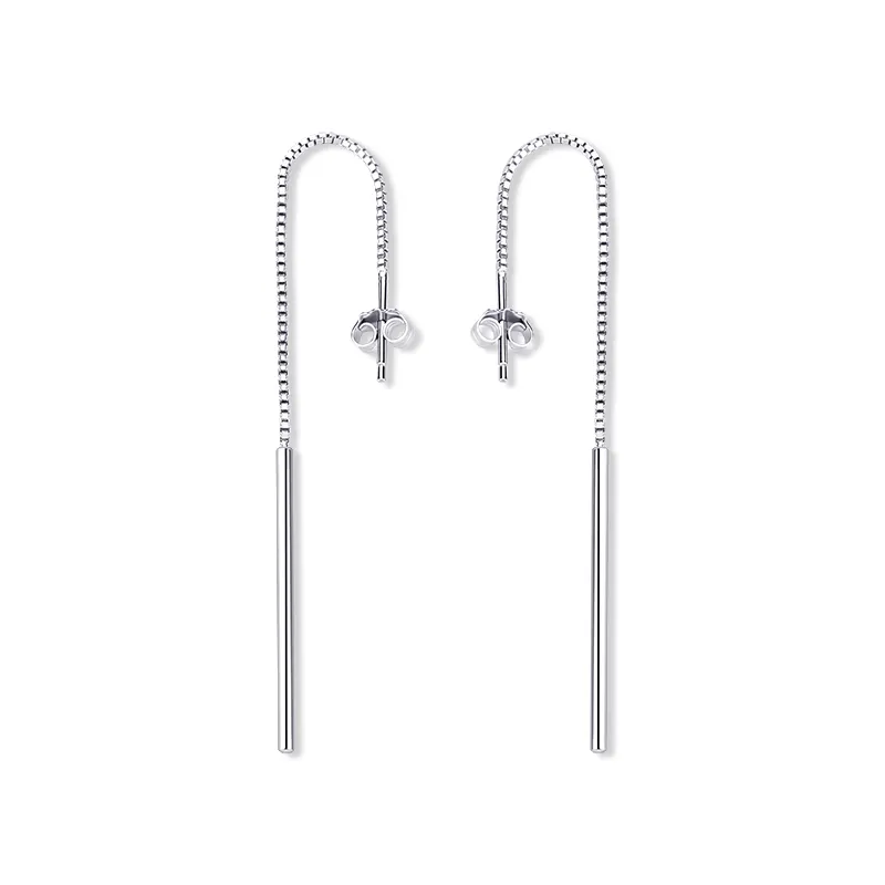 Mascot 925 silver gemstone jewelry solid sterling silver tassel earrings handmade jewellery for women earing