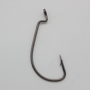 Móc câu cá nước ngọt/nước mặn thép carbon cao 7316 cỡ 1/0 #   Mồi mềm dạng sâu bụng rộng, móc lệch, dành cho cá chép - Product Image 1