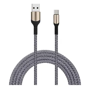 USB Type C Fast Cable 3A Charging Quick Charge Charger Cable To TYPE C Carga Rapida For Samsung Galaxy S10 QC 3.0 Cell Phone