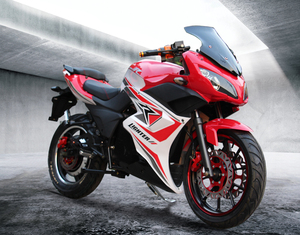 Nouvelle arrivée, moto de course pour adultes, couleur unie, 110 km/h, avec moteur 5000 W - Product Image 4