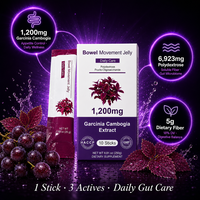Bâtonnets de gelée pour le transit intestinal certifiés HACCP GMP, Garcinia Cambogia, fibres, soin quotidien