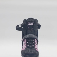 Patins à roulettes professionnels d'extérieur pour freestyle, châssis en aluminium noir en PVC, roulements ABEC-7, chaussures de roller imperméables de haute qualité