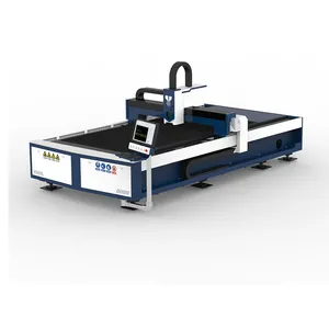 Machine de découpe laser à fibre CNC 1000w 2000watt 2kw pour les machines de découpe laser de plaque de tôle fabrique en Chine