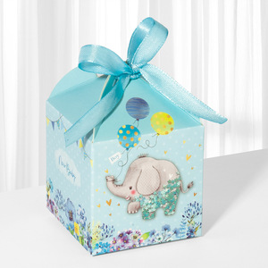 Scatole Portaconfetti a Forma di Elefante e <span class=keywords><strong>Mongolfiera</strong></span> per Baby Shower ed Eventi per Neonati - Product Image 3