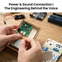 Kit de Ciencia Eléctrica Personalizado Magipanda, Walkie-Talkie para Niños, Juguetes Educativos de Madera DIY STEM para Niños