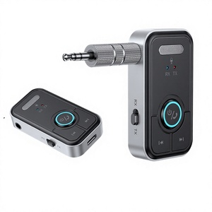 Transmisor y <span class=keywords><strong>Receptor</strong></span> 2 en 1 BT 5.2, Adaptador de Audio Inalámbrico AUX de 3.5mm para Auto, TV, Altavoz, <span class=keywords><strong>con</strong></span> Llamadas Manos Libres - Product Image 5