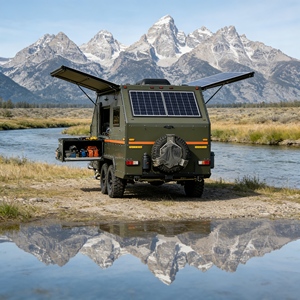 Nueva Caravana Remolque Camper a <span class=keywords><strong>Precio</strong></span> <span class=keywords><strong>de</strong></span> Fábrica, Remolque Camper Todoterreno Aislado con Cocina <span class=keywords><strong>para</strong></span> Viajes <span class=keywords><strong>de</strong></span> Camping - Product Image 1