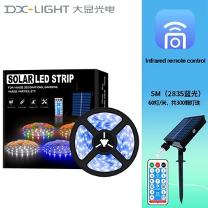 Wholesale High Quality IP67 Waterproof Smart Rgb Solar Led Strip <b>Lights</b> with Remote Control and App - Product Image 3
