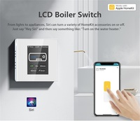 Interruptor de Pared Inteligente con Panel Táctil Capacitivo de Alta Gama, Certificado HomeKit, WiFi, Zigbee, MESH, Autonetworking, Temporizador, Control de Escenas