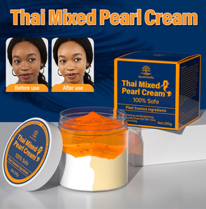 Crema Blanqueadora de Tres Colores con Perlas Mixtas Tailandesas, Personalizable con Logotipo, Iluminadora, Hidratante, Unifica el Tono de Piel, Esencia Vegetal, <span class=keywords><strong>Precio</strong></span> de Fábrica OEM - Product Image 1