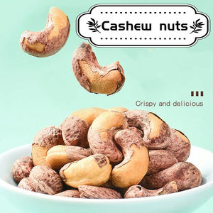 Htfoodie Nieuw Product Verpakte Cashewnotenkorrels Paarsgekleurde Cashewnoten met Paarse Schil Cashewnoten Originele Smaak Snack Groothandel - Product Image 1