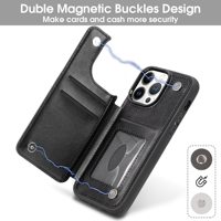 Housse de téléphone en cuir OEM de haute qualité pour iPhone 15 12 13 14 Pro Max housse de téléphone portable avec porte-cartes