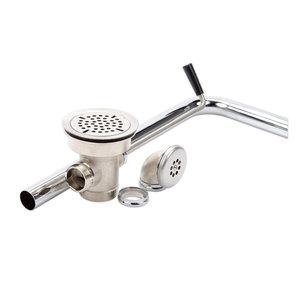 Válvula <span class=keywords><strong>de</strong></span> drenaje <span class=keywords><strong>de</strong></span> residuos <span class=keywords><strong>con</strong></span> mango giratorio comercial <span class=keywords><strong>de</strong></span> latón para restaurante Hotel cocinas <span class=keywords><strong>fregadero</strong></span> colador <span class=keywords><strong>con</strong></span> desbordamiento - Product Image 2