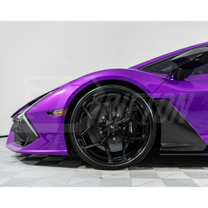 Panneaux latéraux en fibre de carbone visible style original Revuelto pour Lamborghini Revuelto - Product Image 3