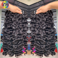 Supplier Rambut Vietnam Mentah 15A, Vendor Rambut Virgin Mentah Tanpa Proses, 1 Bundel Rambut Manusia 100% Asli Vietnam