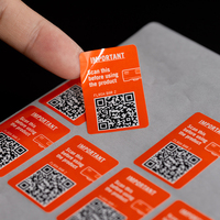 Autocollants d'étiquette de code QR de marque personnalisée impression paiement en gros feuille d'autocollants en vinyle auto-adhésifs QR