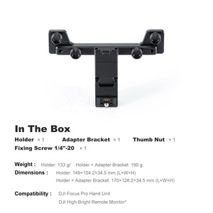 DJI Hochleistungs-Fernmonitorhalterung, Unterstützung für Drittanbietermonitore für <span class=keywords><strong>Ronin</strong></span> 4D Inspire <span class=keywords><strong>3</strong></span> Follow Focus Zubehör - Product Image 6