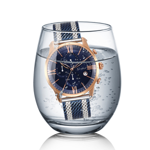 Montre de luxe pour hommes, 45MM, en acier inoxydable, mouvement à Quartz japonais, étanche 3ATM, bracelet de 24MM, montre-bracelet décontractée pour affaires - Product Image 6