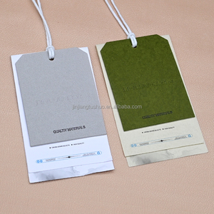 Thời trang mẫu miễn phí thiết kế mới dập nổi treo Tag Quà tặng đặc biệt chuỗi PVC hangtags may nhãn cho quần áo logo riêng - Product Image 4