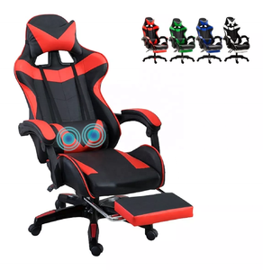 Sedia da massaggio da corsa economica Computer Office LED Silla Gamer Masajeador reclinabile Con <span class=keywords><strong>Luz</strong></span> RGB Cadeira de jogos sedie da gioco - Product Image 4