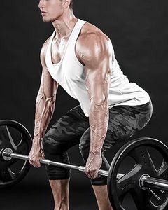 Мужская быстросохнущая Спортивная майка с цепочкой на пуговицах - Product Image 5