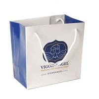 Sacs en papier rose pour le shopping avec logo, sac cadeau orange, porte-bouquet de fleurs, sac en papier artisanal