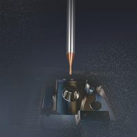 Fraise à queue en carbure de tungstène pour PCB, revêtement titane, longueur de coupe 3 mm, outils de fraisage pour routeur CNC et machine à PCB
