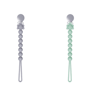 Correa de Silicona para Chupón con Cuentas, de una Pieza, 100% Silicona, para Niños y Niñas, Cuatro Colores, Novedad <span class=keywords><strong>2022</strong></span> - Product Image 2