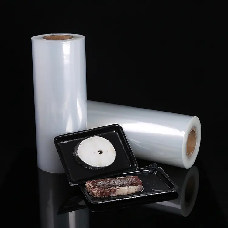 Rollo de película de vacío de 11 capas para carne, rollo de película de PE/EVOH/EVA para envasado de piel, para carne y huesos