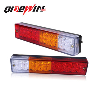 ไฟท้าย LED Qideguan 20LED 12-24V สำหรับรถบรรทุกรถตู้รถพ่วงรถเข็น - Product Image 1