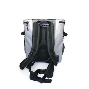 Customized Logo Portable 30L Soft <b>Thermal</b> Insulated <b>Lunch</b> Wine Cooler <b>Bag</b> with Striped Design for Camping & Hiking - Product Image 2