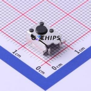 TS-1034-A1B3-D2 Tactile Switch SMD Switch Single Pole Single Throw Round Button 2.5N Horizontal Mount - Product Image 1